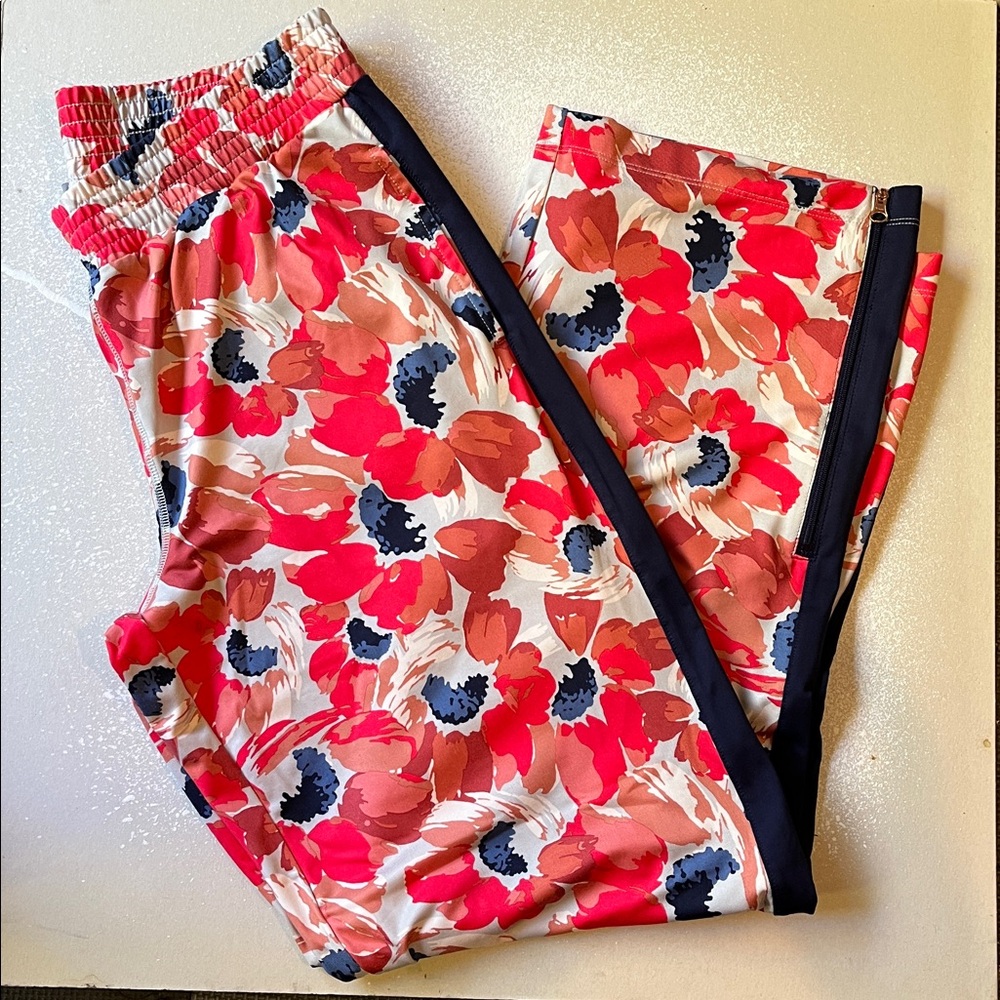AERIE Pink and Blue Floral Lounge Pants